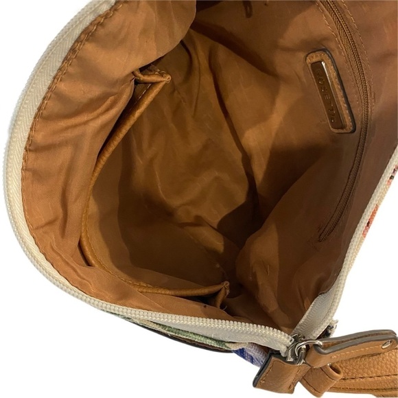 ROSETTI Women Tropical Palm Leaf Floral Pattern Shoulder Bag Purse - Picture 4 of 7